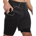 thumbnail image 4 of Gimnasio Short Con Licra Deportiva 2 En 1 Hombre Correr, 4 of 8