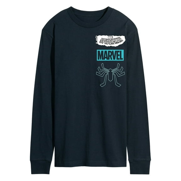 Marvel Your Friendly Neighborhood Spider-Man - Oscorp Spidey - Adult Long Sleeve Graphic T-Shirt