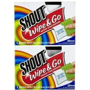 Shout Stain Remover Wipes, 12 Count, 2 Pack