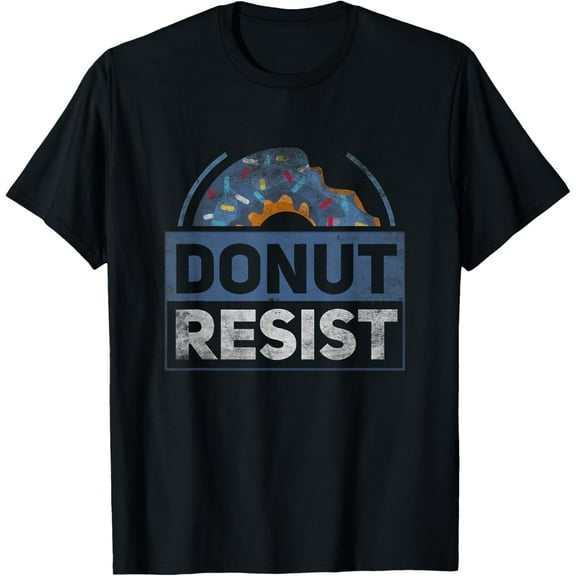 Donut Resist Funny Joke American Police Hero T-Shirt