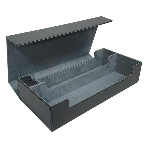 Almencla Card Deck Box Game Card Storage Strong Premium Organizer Can Holds 600+ Cards Standard Sleeved Cards Holder Sports Cards Case Black Gray - Walmart Business Supplies Almencla Card Deck Box Game Card Storage Strong Premium Organizer Can Holds 600+ Cards Standard Sleeved Cards Holder Sports Cards Case Black Gray - Walmart Business Supplies