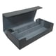 thumbnail image 2 of Caja de baraja de cartas coleccionables premium resistente contenedor de exhibición tarjeta de juego Negro Gris, 2 of 9