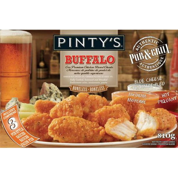 DISCONTINUED Pinty's Pub & Grill Boneless Buffalo Chicken Wings