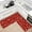Red A, variant on Konghyp 2 Piece Christmas Kitchen Floor Mats Set, Stain Resistant, Non-Slip Design, Versatile Use for Home Entrance and Bathroom, Easy to Clean Holiday Decor