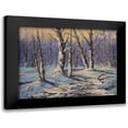 thumbnail image 1 of Chodyukov, Aleksander 18x15 Black Modern Framed Museum Art Print Titled - Snowy River II, 1 of 5