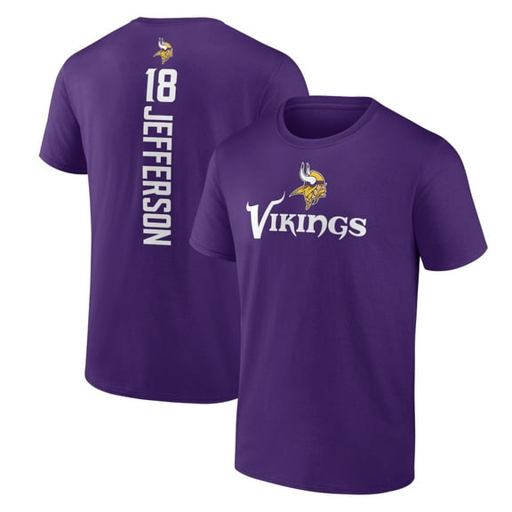 Men's Justin Jefferson Purple Minnesota Vikings Playmaker T-Shirt