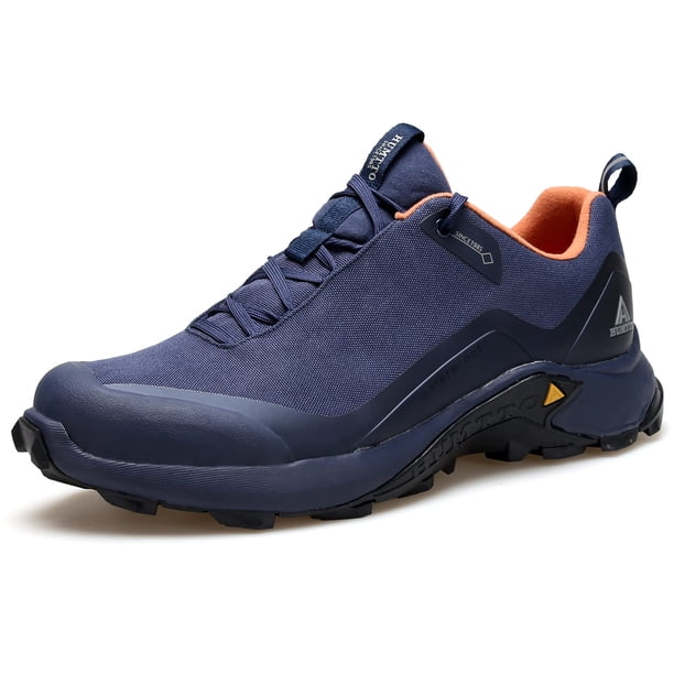 Zapatillas de senderismo HUMTTO para hombre, todo terreno, impermeables, color azul marino