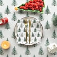 thumbnail image 5 of Christmas Tablecloth 60×120 Inch Rectangular, Trees Green Boho Washable Table Cover for Party Picnic Dinner Decor, 5 of 5