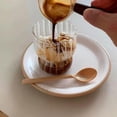 thumbnail image 2 of HUGFEGWE 4 Pcs Ribbed Glass Cups 10oz Ripple Drinking Glasses Set Vintage Wave Shape Iced Coffee Glasses Beverage Glasses for Cocktail Beverage Juice Milk CJB91-32370, 2 of 7