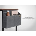 thumbnail image 4 of CubiCubi 59 x 47inch L-Shaped Computer Corner Desk with Monitor Stand and Storage Bag, Espresso Finish, 4 of 6