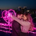 thumbnail image 5 of JMEXSUSS Pink Lights for Valentines Day Decor, 200 LED 66 Ft Pink Christmas String Fairy Lights Clear Wire Plug in for Bedroom Indoor Outdoor Girl's Room Valentines Decorations, 5 of 9