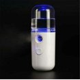 thumbnail image 5 of Rociador de niebla hidratante facial, 50 ml, portátil, con carga USB, mini rociador facial nano portátil, perfecto para el cuidado de la piel (blanco), 5 of 5