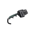 thumbnail image 4 of CRKT Minimalist Tanto Knife: Compact Fixed Blade Knife, Folts Utility Knife with Bead Blast Blade, Resin Infused Fiber Handle, and Sheath 2386, 4 of 7