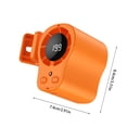 thumbnail image 3 of Waist Clamped And Neck Hung Fan USB Portable Functional Digital Display Outdoor Use Extra Long Battery Life（1500 Mah）, 3 of 7