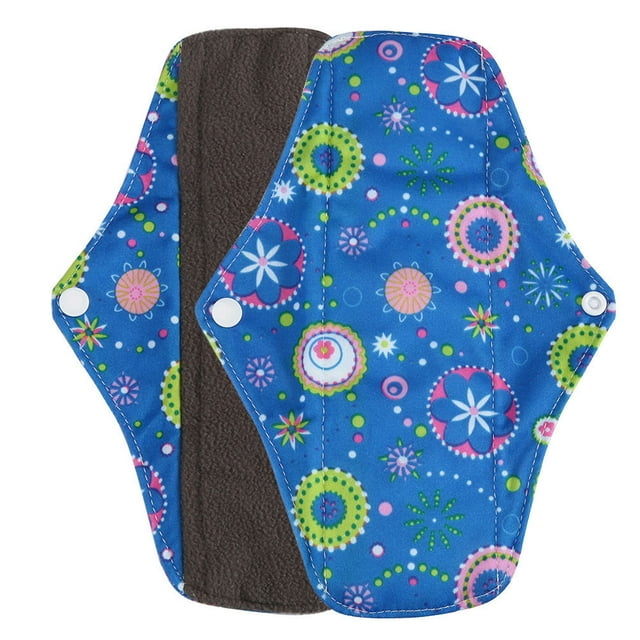 mtvxesu Serviette Hygiénique Réutilisable en Tissu Lavable Serviette Menstruelle Mama Serviette Hygiénique Serviette LB m Solde