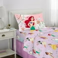 Disney Princess Kids Twin Sheet Set, Pink
