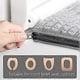 thumbnail image 2 of (Gray)Bathroom Soft Toilet Seat Cover Pad -Toilet Seat Cushion Washable and Comfortable Toilet Seat Cover Pads, Fits Most Size Toilet Lids for Bathroo, 2 of 5