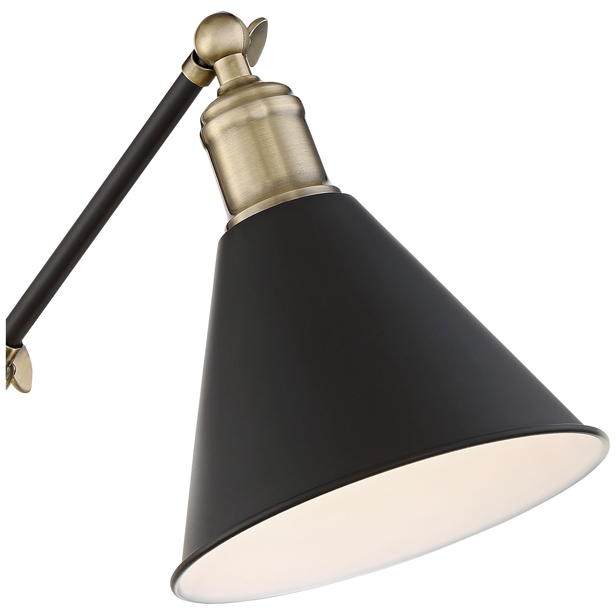PASSICA DECOR 2 Pack Black Lamp Modern Sconce Vintage Wall Light Industrial Lighting Fixture 