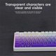 thumbnail image 5 of PBT Keycaps Side Engraved Key Caps for Gaming Mechanical Keyboard A, 5 of 5