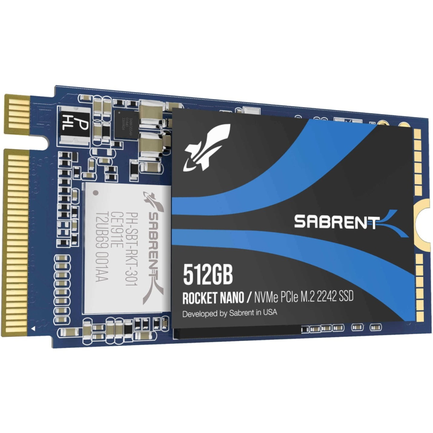 Sabrent Rocket SB1342512 512 GB Solid State Drive, M.2 2242 Internal, PCI Express NVMe (PCI