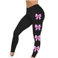 thumbnail image 5 of Buigttklop Women High Waist Workout Leggings Christmas Printed Gym Athletic Tummy Control Yoga Pants with Pockets, 5 of 5
