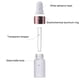 thumbnail image 5 of Bearachild Frasco cuentagotas de vidrio portátil vacío botellas de aceite esencial tarro con pipeta dispensador de cosméticos contenedor viaje al aire Almacenamiento y organización del hogar 1ml Bearachild HA069417-01, 5 of 6