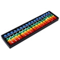 thumbnail image 1 of ColoMX Ábaco de madera con cuentas, marco para contar, ábaco aritmético, Soroban, juguetes de matemáticas para niños, tablero de matemáticas para niños pequeños., 1 of 8