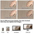 thumbnail image 5 of JIATER Recliner Chair Covers Stretch Velvet Recliner Slipcover with Pockets,24"-33",Khaki, 5 of 8