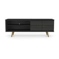thumbnail image 6 of Liberty 62.99" Mid Century - Modern TV Stand with 3 Shelves and 2 Doors, Black, 6 of 10