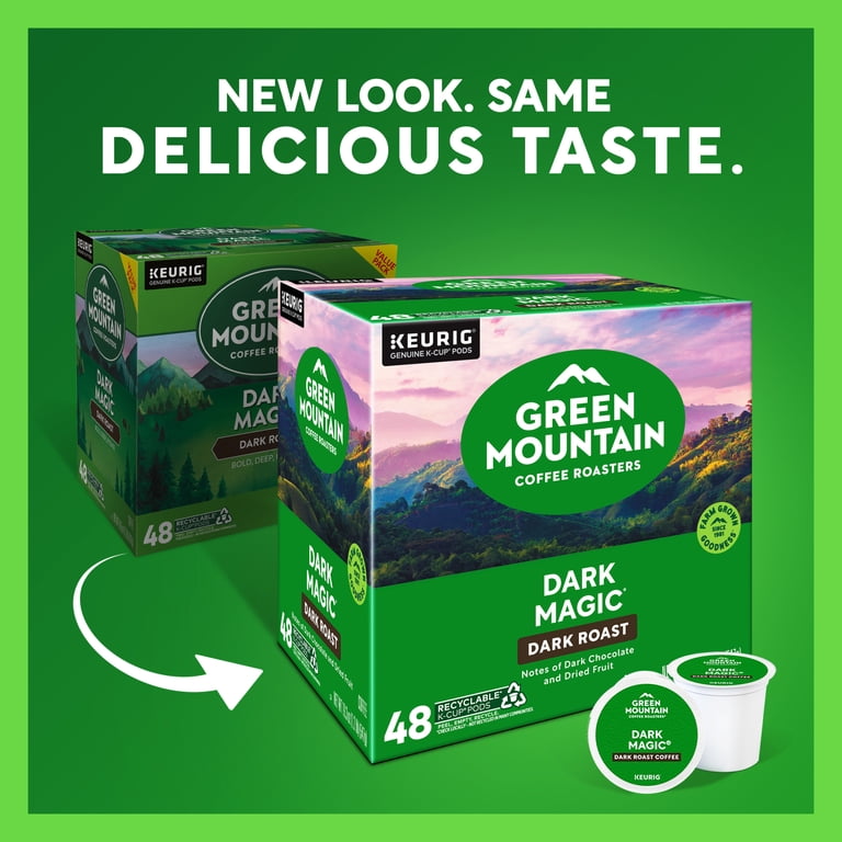 Green Mountain Coffee Roasters, Dark Magic Dark Roast K-Cup Coffee