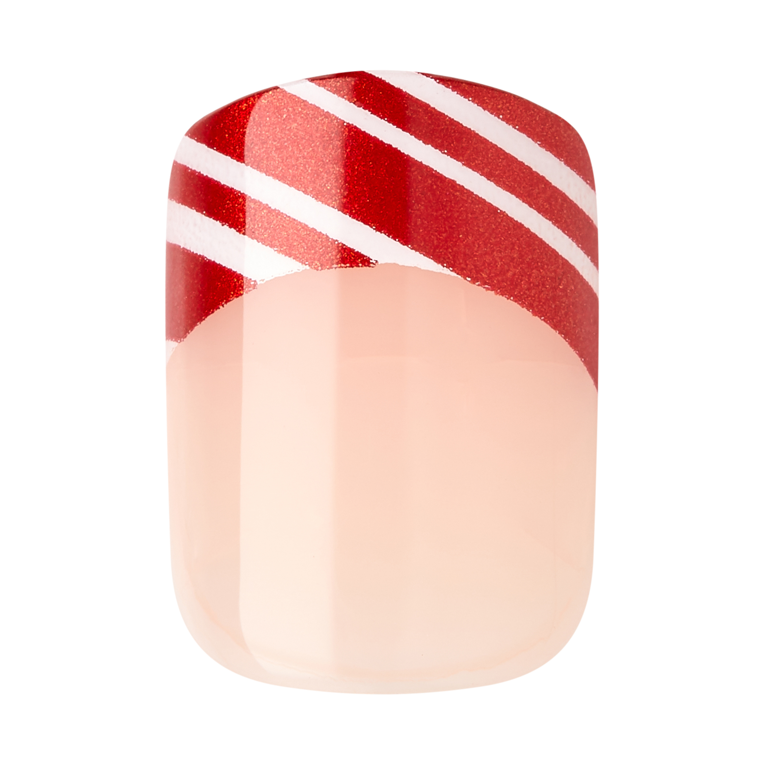 KISS imPRESS Holiday Press-On Nails, Red Squoval, 30 Pieces photo 4