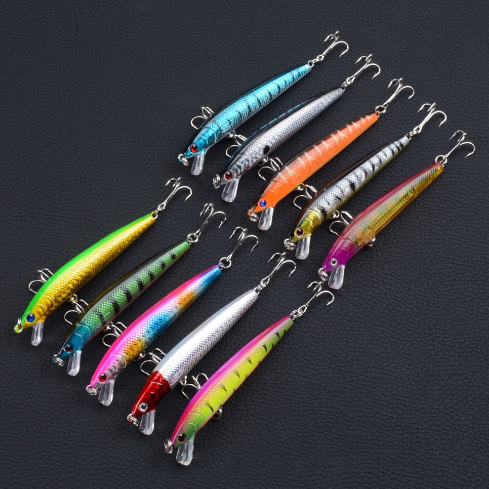 Fishing Lures Bass Trout Hard Plastic Swimbaits Lifelike Artificial Pro Fish Lure Baits Treble