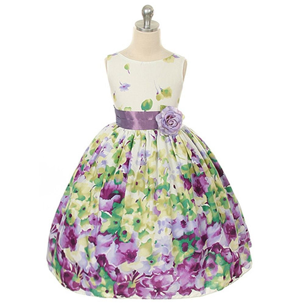 baby girl lavender easter dress
