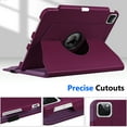 thumbnail image 5 of Fintie Rotating Case for 11 Inch iPad Pro 2022 Release 4th / 3rd / 2nd / 1st Generation - Protective 360 Degree Swivel Cover with Auto Sleep/Wake, Purple, 5 of 8