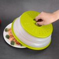 thumbnail image 3 of Microwave Splatter Cover Microwave Cover for Food BPA Free Lid Microwave Splatter Guard Fit More Plates, 3 of 5
