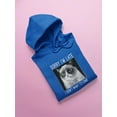 thumbnail image 3 of Sorry I'm Late Grumpy Cat Hoodie Women -T-Line Designs, Female 3X-Large, 3 of 4