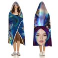 thumbnail image 3 of Descendants Fantasy Movie Hooded Blanket Soft Warm Cloak Wearable Blanket Hoodie For Kids Adult Cozy Flannel Fleece Bedding Throw Hooded Blanket, 3 of 7
