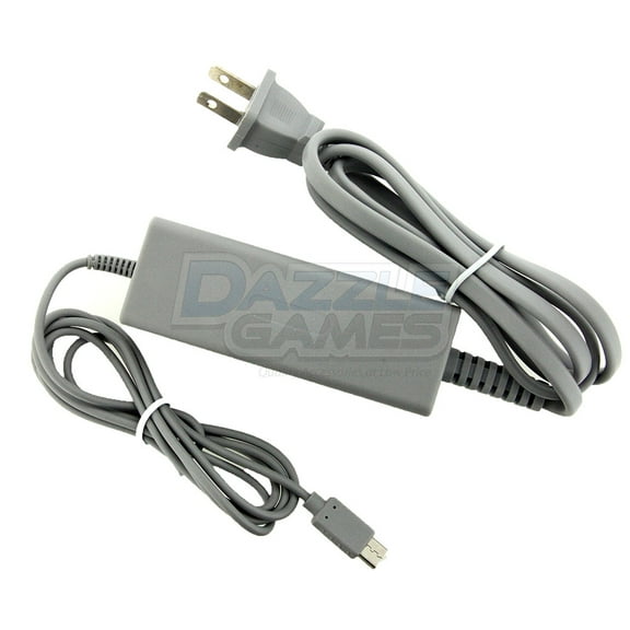 TekDeals Wii U Controller GamePad Charger AC Adapter Power Supply Home Wall Travel Charging Cord Cable Accessories Kit 100-240V US Plug for Nintendo Wii U Gaming Console System