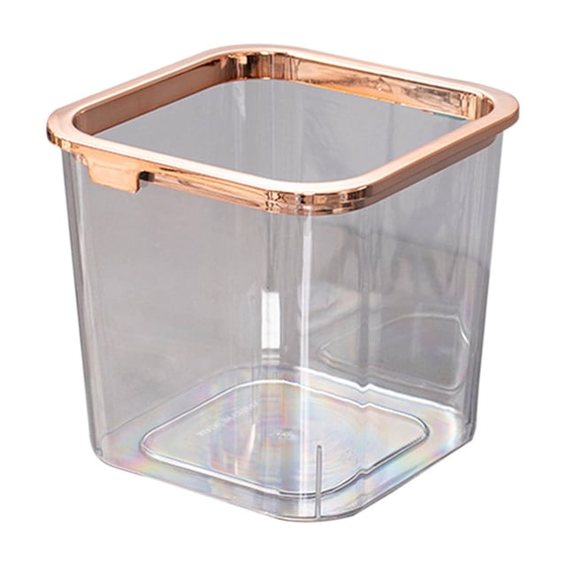 Desktop Trash Can, Small Plastic Waste Bin, Countertop Garbage Can for Office Desk, Dressing Table, Study Room