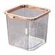 thumbnail image 2 of onlyliua Promoción de Temporada Bote de Basura Transparente para Escritorio, Bote de Basura de Plástico, Bote de Basura Pequeño para Encimera, para Tocador de Oficina, 2 of 7