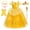 Dress+Accessories, variant on Bulala Princess Dress for Girls Costume Kids Off Shoulder Layered Toddler Halloween Cosplay Birthday Party Outfit up Yellow 120 cm 5-6 Years