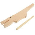 thumbnail image 1 of 1 Ensemble d'Instrument de Percussion Guiro Instrument en Bois Crocodile Instrument de Musique Alligator, 1 of 8