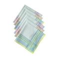 thumbnail image 4 of Milageto 6Pcs Cotton Men's Handkerchiefs Pocket Square Hankies 29cm Bandanas for Prom, 4 of 8