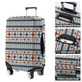 thumbnail image 5 of Blue and Orange Geometric Boho Pattern Luggage Cover Fashion Suitcase Cover Baggage Covers Fit 25-28 Inch Luggage (Go Travel), 5 of 5