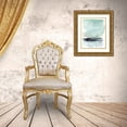 thumbnail image 3 of Goldberger, Jennifer 26x32 Gold Ornate Wood Framed with Double Matting Museum Art Print Titled - Teal Moor I, 3 of 4