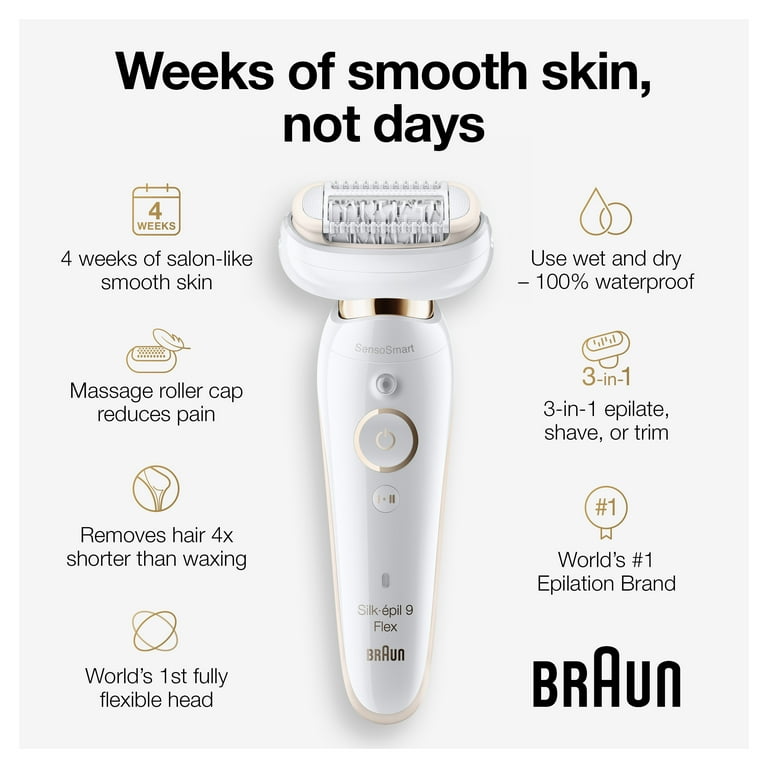 BRAUN Silk-épil 9 脱毛器 4in1 Amazon.com : Braun Silk-épil 9