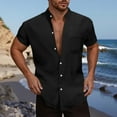 thumbnail image 2 of Men's Shirts Summer Hawaiian Shirt Trendy Lapel Button Down 3d Printed Shirt Short Sleeve T-Shirt Classic Funny Hawaiian Shirts Button Down Lapel Shirts, 2 of 3