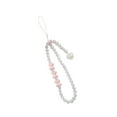 thumbnail image 2 of Bunblic Beaded Phone Lanyard Cute Bracelet Keychain Stylish Phone Chain Strap Multipurpose Decorative Key Chains Keyring Bangle Chain Pink Bow, 2 of 8