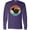 Purple, variant on Inktastic French Horn Retro Music Sunset Long Sleeve T-Shirt