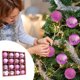 thumbnail image 1 of Bola de Navidad Ornaments Adornos de Árbol Navideño, 16 piezas, decoración de Navidad, boda, fiesta, fieltro, lujo, decoración de hotel, para dormitorio, resistente, metal, redondo, 5, 1 of 8